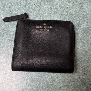 KSNY Black Leather Small Bifold 4x4”